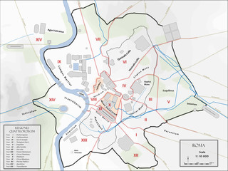 Plano de la ciudad Roma antigua